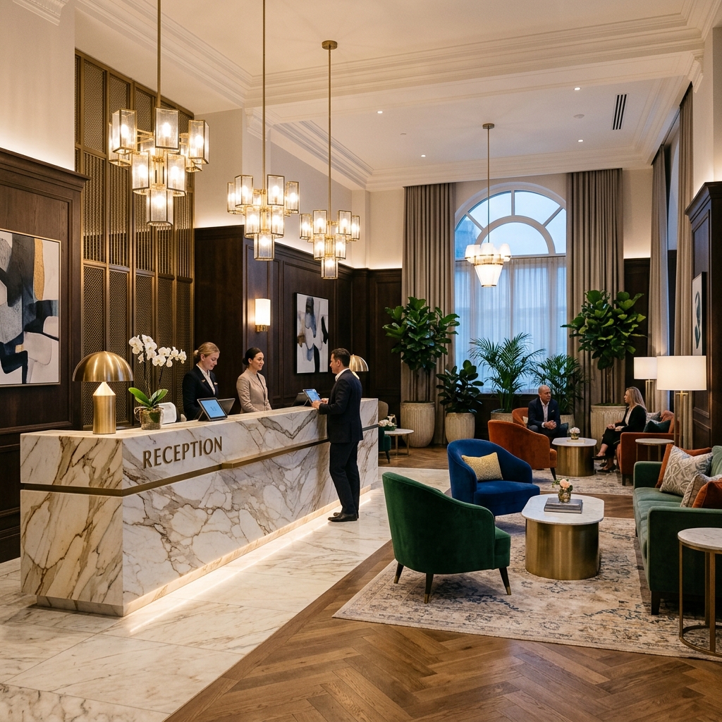 Hotel Regalia Luxury Lobby Lounge